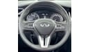 Infiniti QX55 2022 Infiniti QX55 AWD, Aug 2027 Infiniti Warranty, Aug 2025 Infiniti Service Contract, Low Kms, GCC