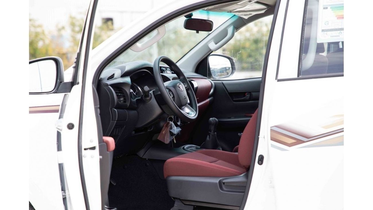 Toyota Hilux 2024 Toyota Hilux 2.4L DC WB 4X4 - Super White inside Red | Export Only