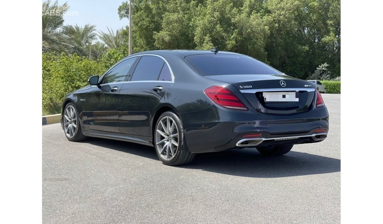 مرسيدس بنز S 560 Std موديل 2018 امريكي بدون حوادث 8 سلندر ماشية 81000km