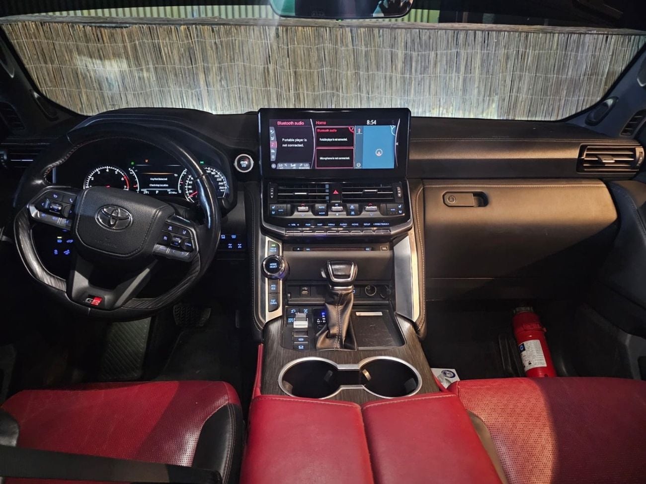 تويوتا لاند كروزر 2022 Model GR Sports Full Option Red and Black Interior Very Clean and Perfect Condition