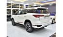 Toyota Fortuner EXCELLENT DEAL for our Toyota Fortuner TRD Sportivo ( 2018 Model ) in White Color GCC Specs