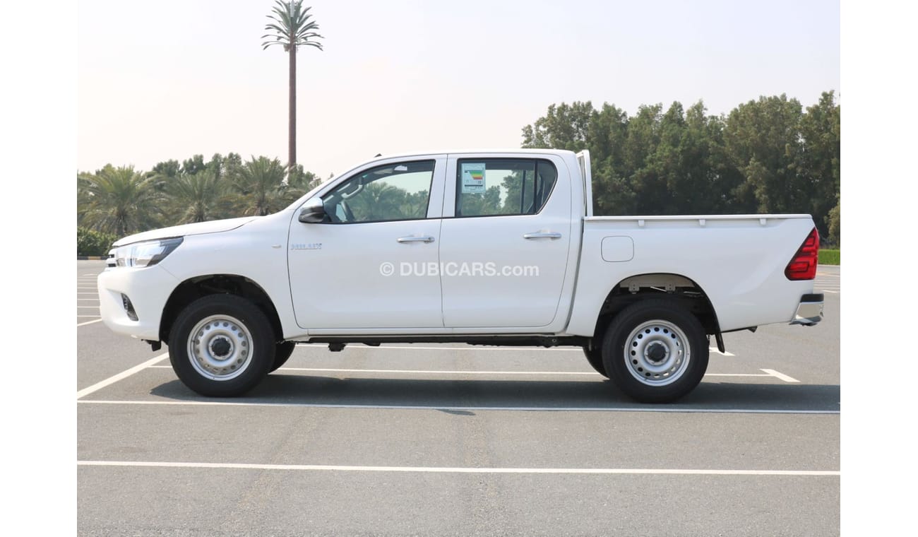 Toyota Hilux 2022 | HILUX M/T 4X4 2.4L FABRIC SEATS RED INTERIOR BASIC WITH GCC SPECS - EXPORT ONLY