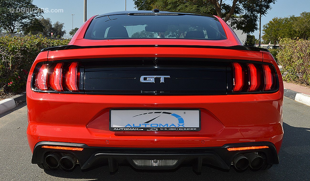 Ford Mustang 2019 GT Premium 5.0 V8 GCC, DIGITAL CLUSTER, 0km w/ 3Yrs or 100K km WTY + 60K km Service at Al Tayer