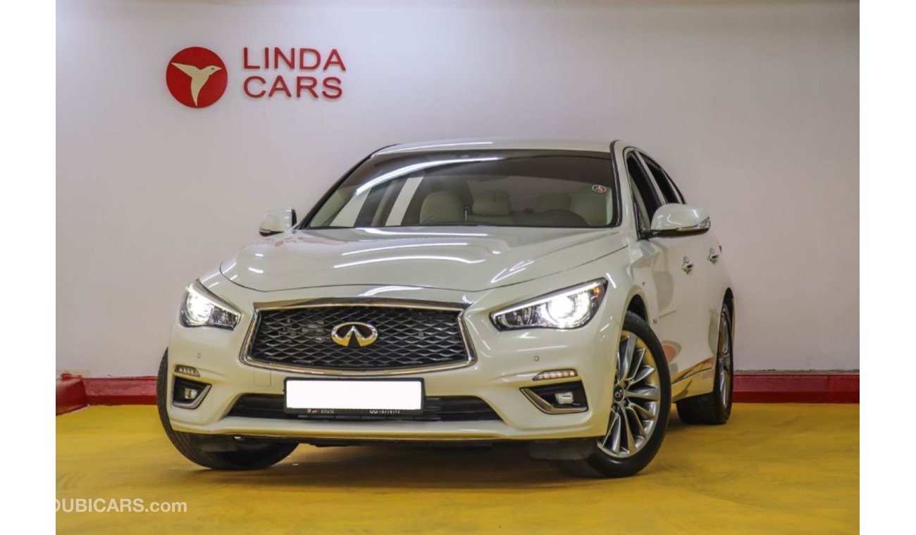 Infiniti Q50 Infiniti Q50 2018 GCC under Warranty with Zero Down-Payment.