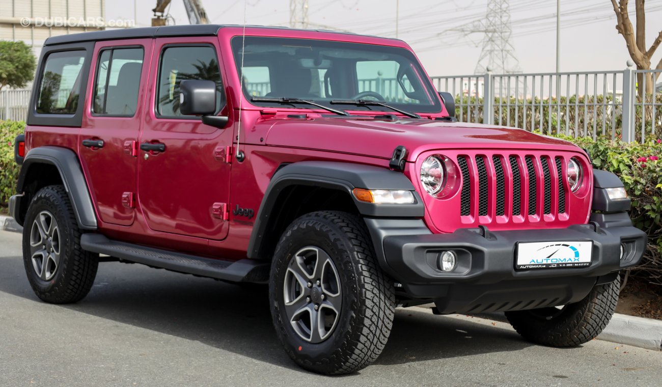 Jeep Wrangler Unlimited Sport Plus V6 3.6L , GCC , 2022 , 0Km , With 3 Yrs or 60K Km WNTY @Official Dealer