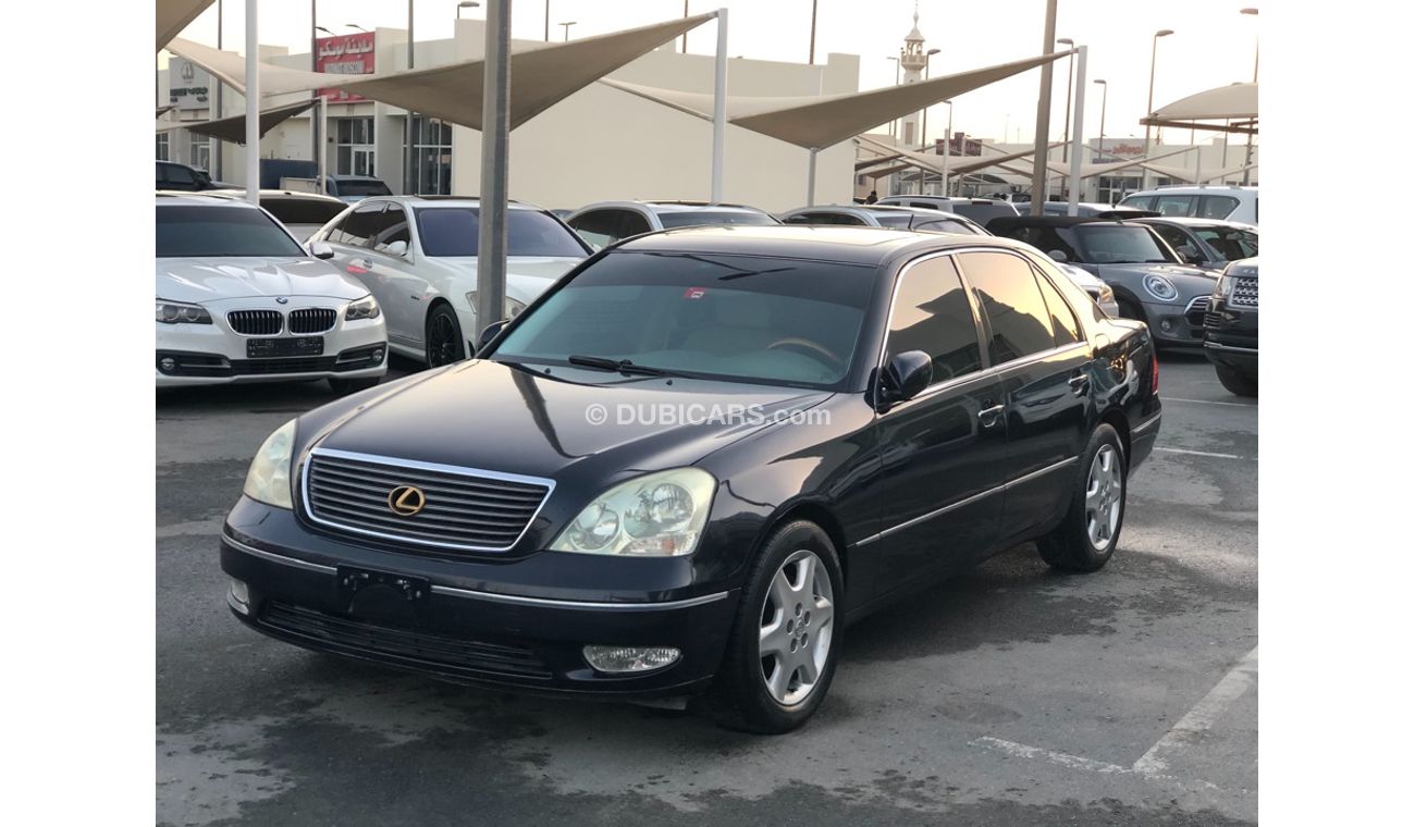 لكزس LS 430 موديل 2002 وارد امريكي فتحه سقف وكراسي جلد ومثبت سرعه وتحكم كهربي كامل