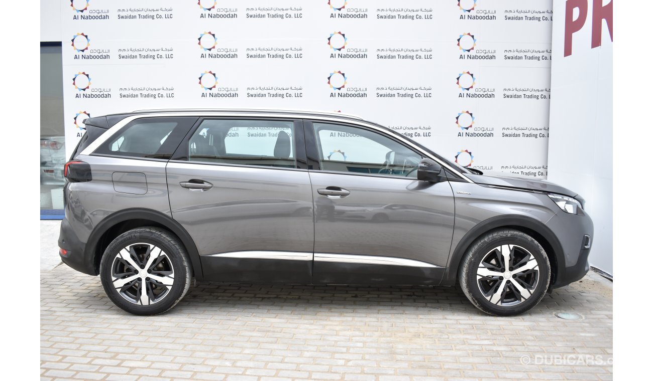 Peugeot 5008 GT LINE 1.6L 2018 GCC SPECS WITH AGENCY WARRANTY