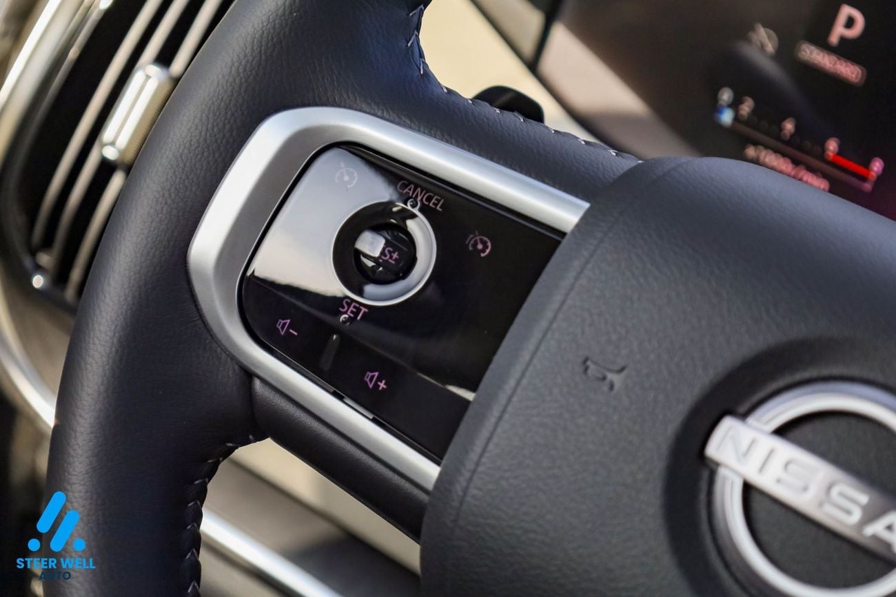 Nissan Patrol LE T2 3.5L V6 AWD 9AT 2026 | 8-Seater | Power Tailgate | 18” Alloy Wheels | Full Safety