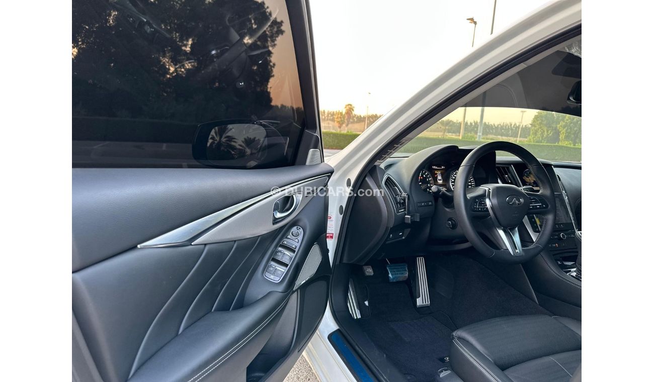 Infiniti Q50 2023 Q-50 S V6 GCC// 3 YEARS WARRANTY AND SERVICE CONTRACT// ORGINAL PAINT// 2KEYS