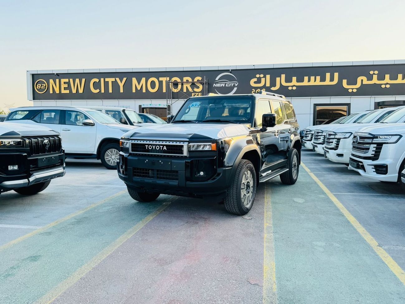 Toyota Prado TOYOTA LAND CRUISER 2.8L DSL GCC A/T MID/O BLACK 2025