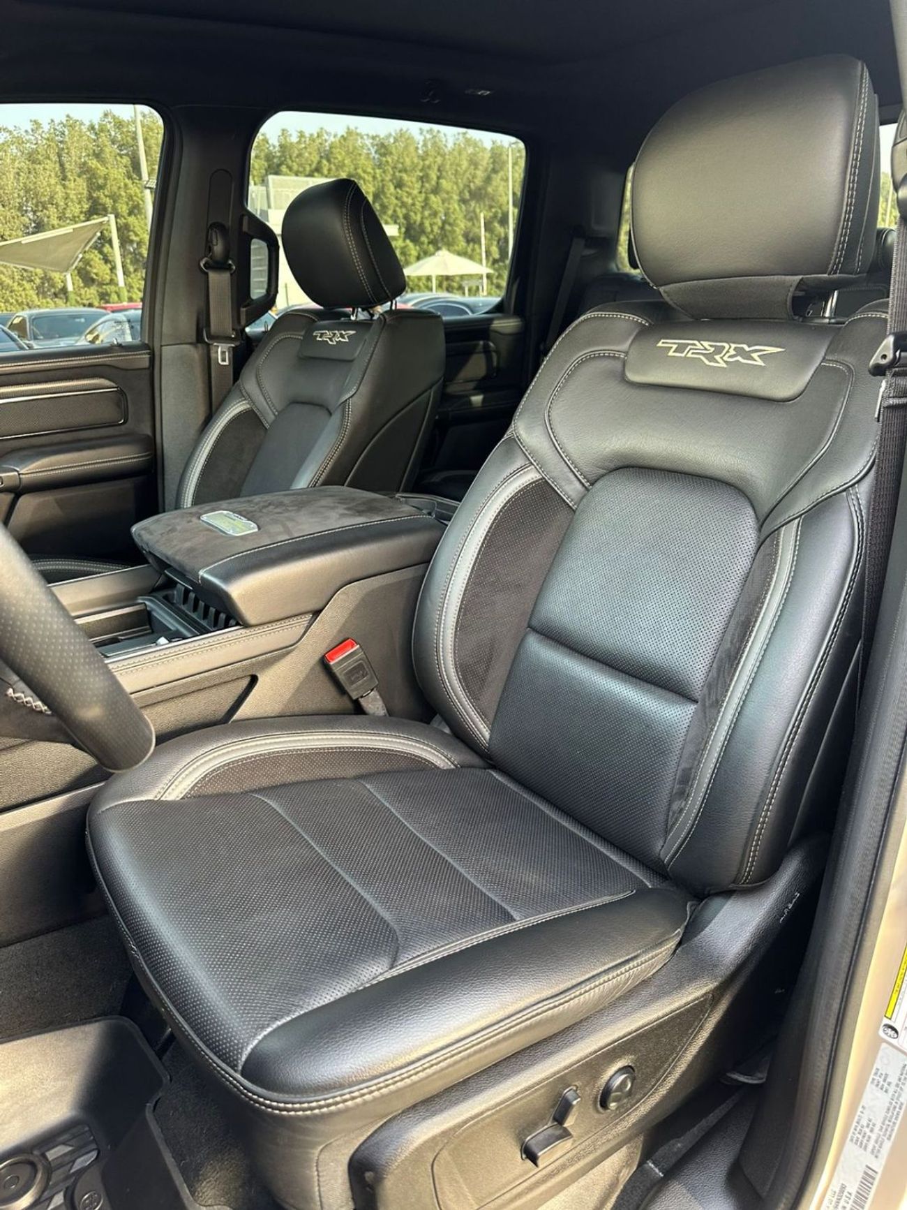 RAM 1500 TRX DODGE RAM TRX 6.2 SUPER CHARGE 2022 GCC FULL OPTION ORIGINAL PAINT PERFECT CONDITION UNDER WARRANTY