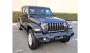 جيب رانجلر 2019 JEEP WRANGLER UNLIMITED SPORT  SOFT TOP  CONVERTIBLE (JL), 4DR SUV, 3.6L 6CYL PETROL, AUTOMATIC