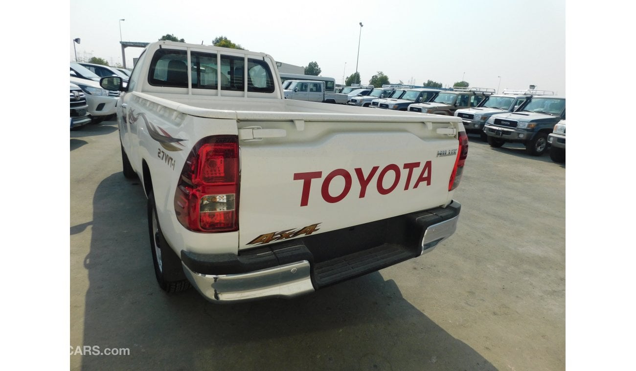 Toyota Hilux Single Cab Pickup 2.7L Petrol 4wd Pwr M/T