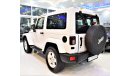 Jeep Wrangler Sahara 2012 Model!! in White Color! GCC Specs FULL SERVICE HISTORY!