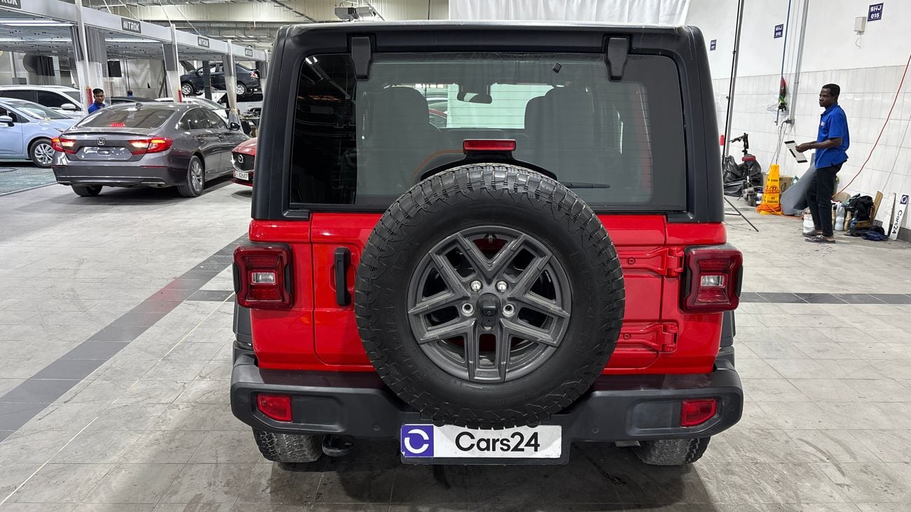 جيب رانجلر 2024 SPORT | AED 2050/Month | 0 DP | 30 Day Return | Warranty