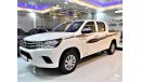 تويوتا هيلوكس EXCELLENT DEAL for our Toyota Hilux GL 2.7L VVT-i 2018 Model!! in White Color! GCC Specs