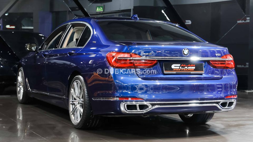 BMW 760 Li XDrive V12 for sale: AED 280,000. Blue, 2017