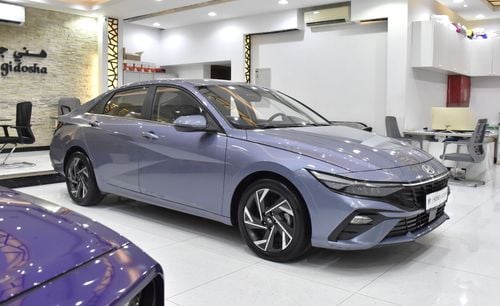Hyundai Elantra COMFORT EXCELLENT DEAL for our Hyundai Elantra ( 2024 Model ) in Blue Color Chinese Specs