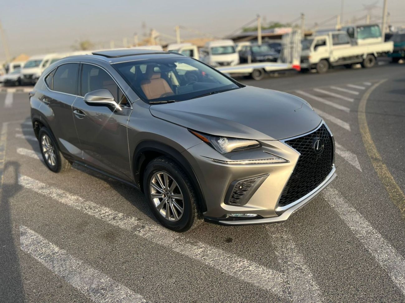 لكزس NX 300 2021 LEXUS NX 300 -2.0 L - V4 - Sunroof - Push Start - Leather & Electric Seats - Trunk Automatic -