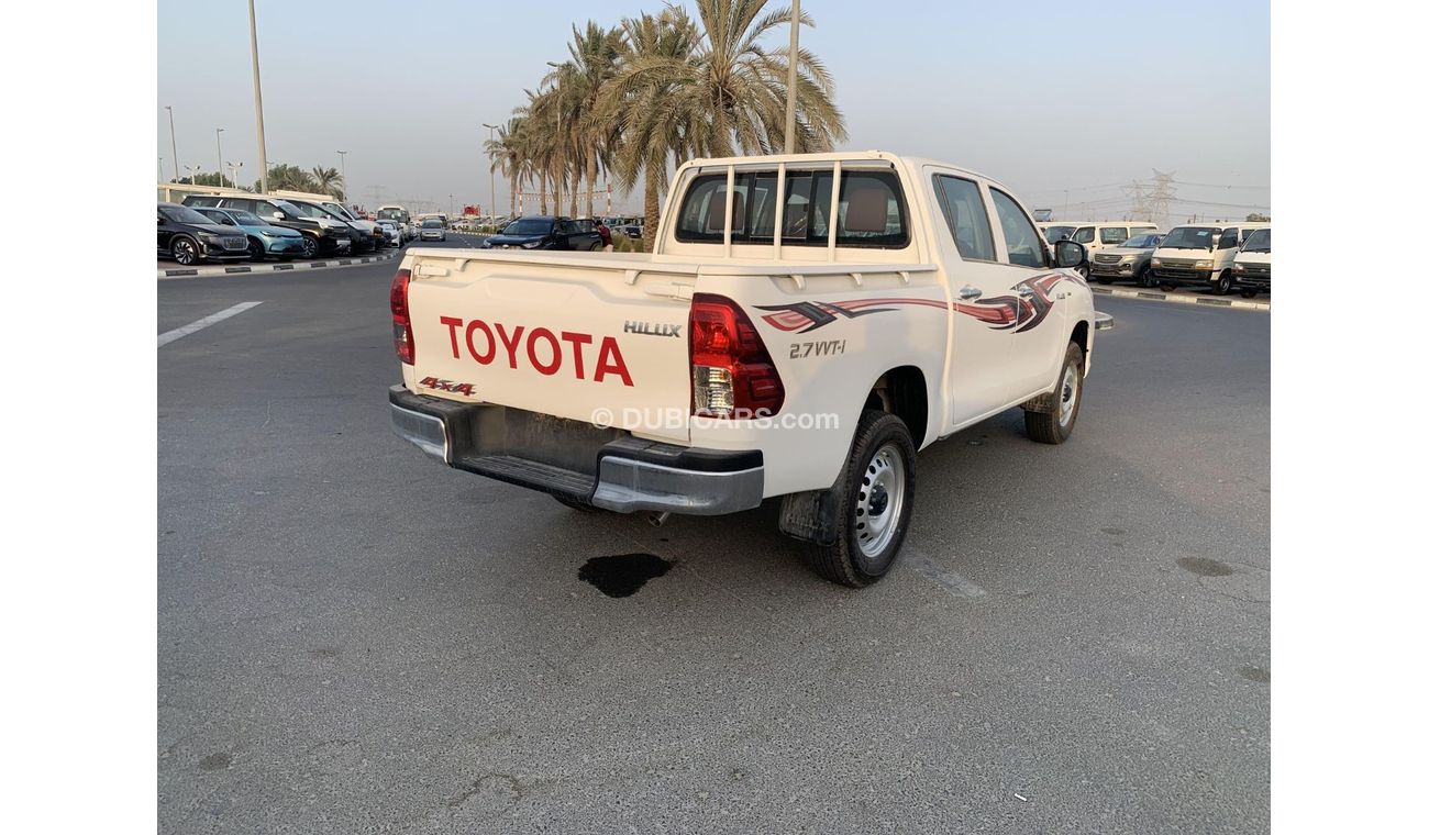 Toyota Hilux TOYOTA HILUX 2.7L PETROL PICK-UP 4WD 4DOORS MODEL 2023  WHITE COLOR