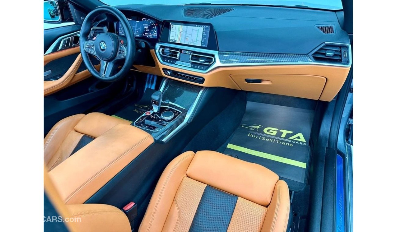 BMW M4 2022 BMW M4 Competition Cabriolet, May 2027 BMW Warranty & Service Package, GCC