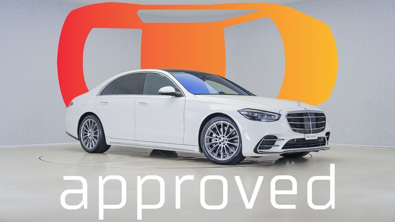 Mercedes-Benz S 500 S500 AMG Line | AED 4,778 PM | Up to 3 Years Unlimited Warranty
