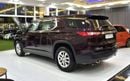 شيفروليه ترافيرس EXCELLENT DEAL for our Chevrolet Traverse ( 2018 Model ) in Maroon Color GCC Specs