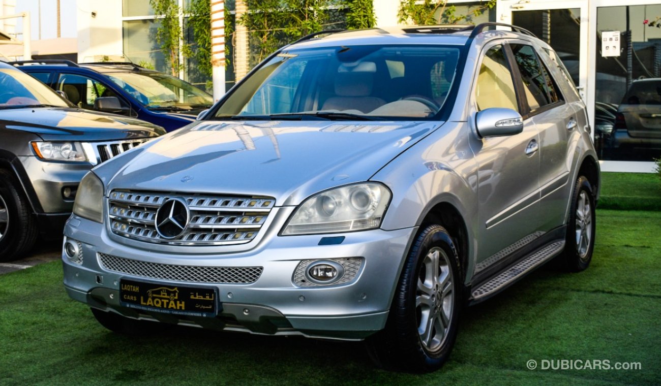 Mercedes-Benz ML 350 Gulf - number one - manhole - leather - sensors - alloy wheels - wood - back wing in excellent condi