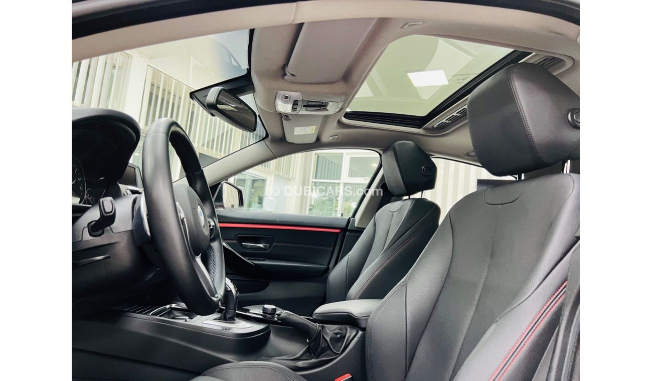 BMW 420i M Sport GCC .. FSH .. Original Paint .. Perfect Condition .. Top .