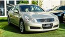 Infiniti G35 Model 2008 Gulf silver color number one leather hatch screen wheels Camera in excellent condition th