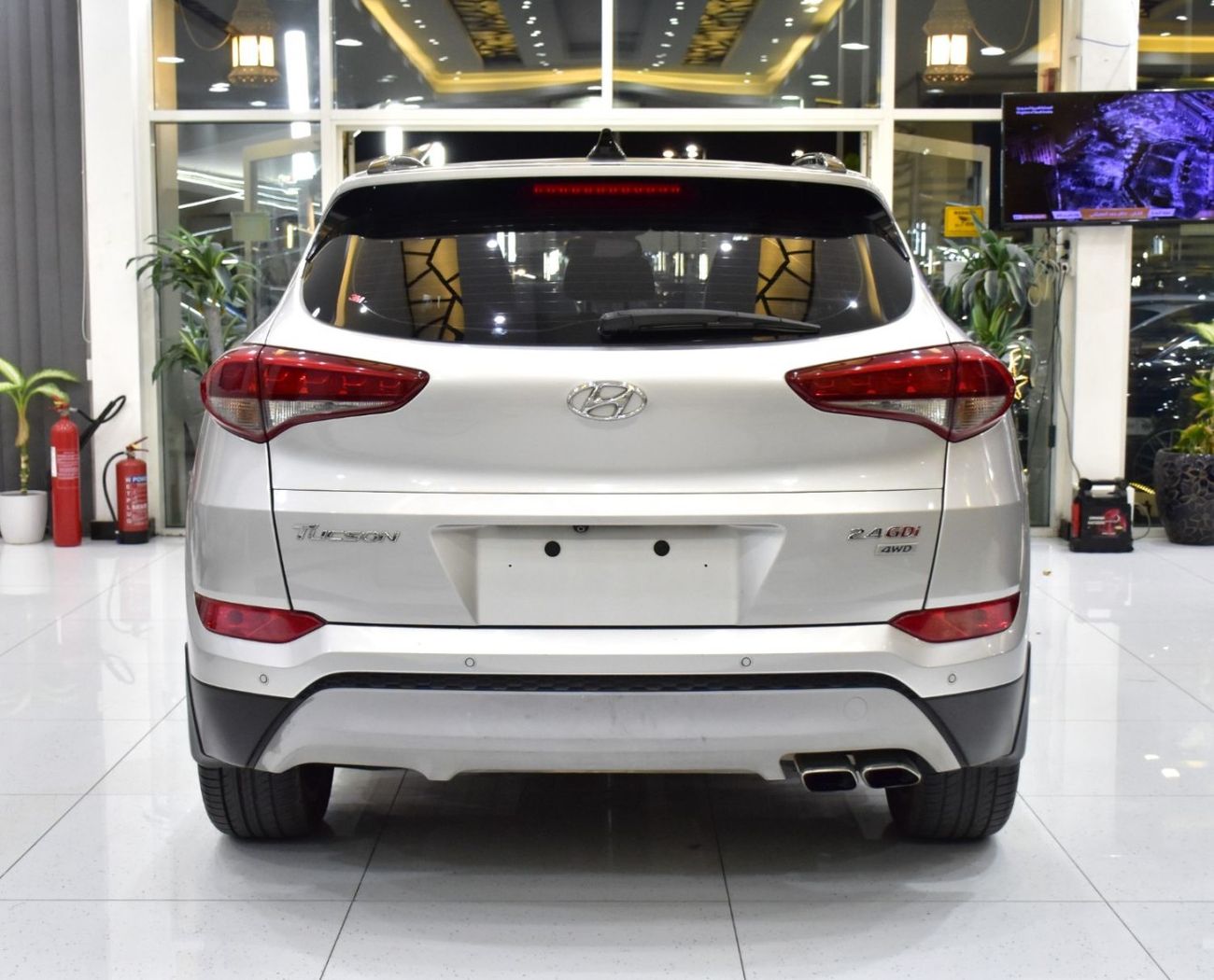 Hyundai Tucson EXCELLENT DEAL for our Hyundai Tucson 4WD ( 2018 Model ) in Silver Color GCC Specs