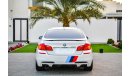 BMW 550i Under Agency Warranty! - GCC - AED 2,820 per month - 0% Downpayment