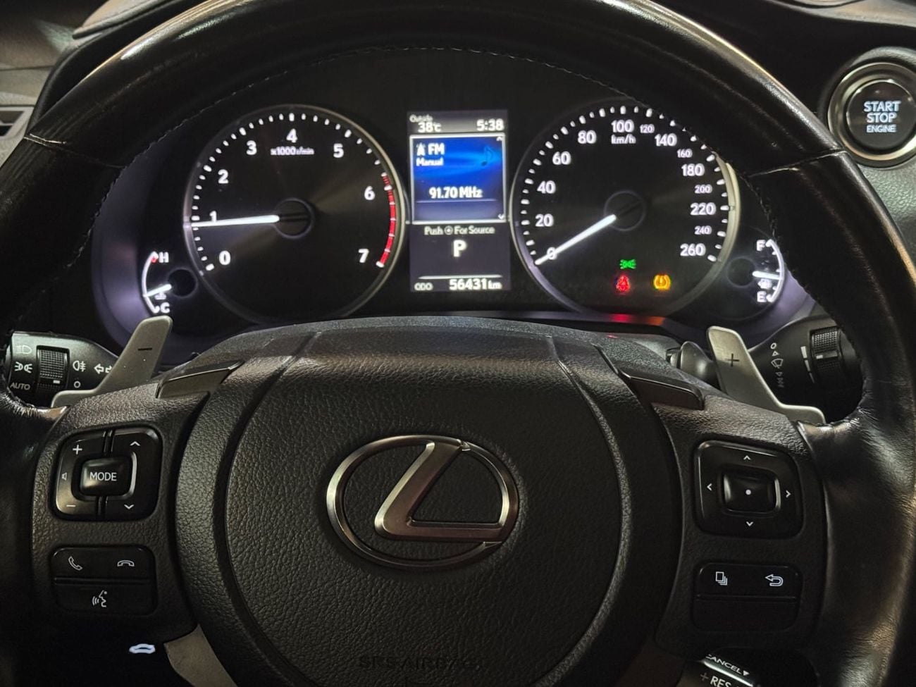 Lexus IS300 PREMIER لكزس is300  خليجي ‎موديل 2023  اربعة سلندر توربو اقتصادية جدا فالبترول  ماشي 56400 كم  مواصفات:  ( ش