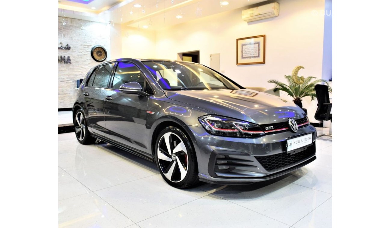 Volkswagen Golf ( AGENCY WARRANTY "MAY 29, 2022" ) ORIGINAL PAINT ( صبغ وكاله ) Volkswagen GTI 2019 Model GCC