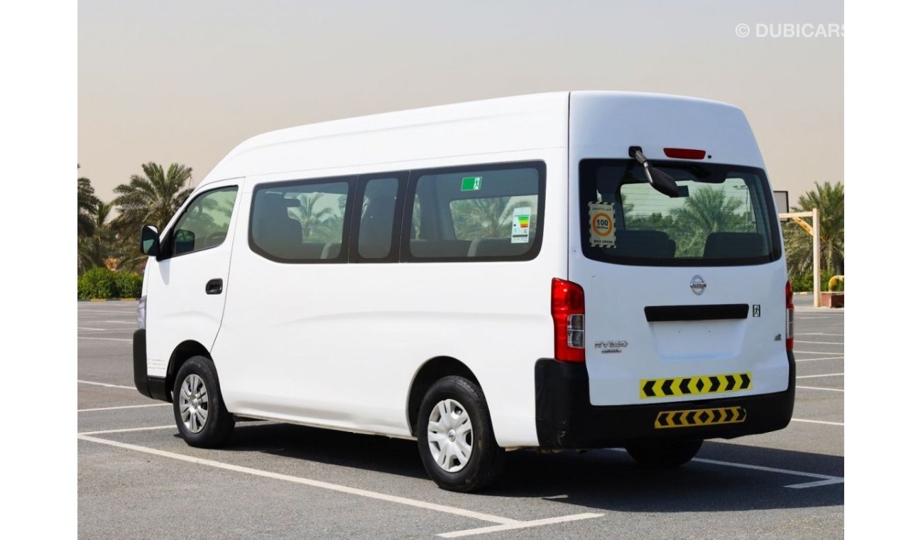 Nissan Urvan 2017 | NV350 COMMUTER VAN | 13 SEATER, MANUAL, PETROL | GCC SPECS - EXCELLENT CONDITION