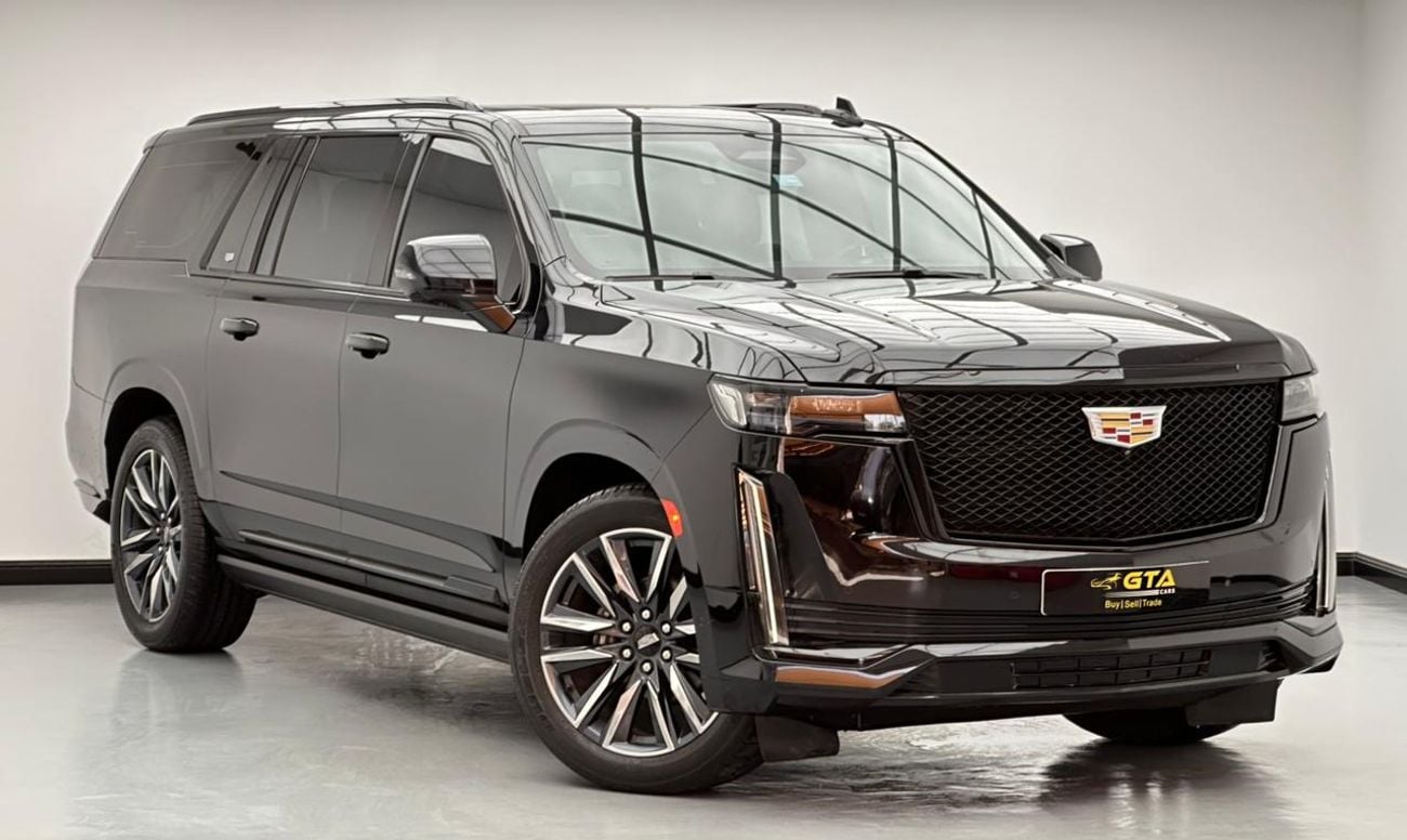 Cadillac Escalade 2023 Cadillac Escalade ESV, 1 Year Warranty Unlimited Km, Cadillac Full Service History, GCC
