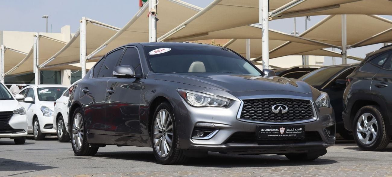 Infiniti Q50 Luxe 3.0L Infiniti Q50 - 2021  - GCC - Full Option - Accident-Free - 6(V) - 3.0L - Excellent Conditi