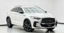 Infiniti QX55 SENSORY 2023 Infiniti QX55, 2028 Infiniti Warranty + Service Pack, Very Low Km, Fully Loaded, GCC