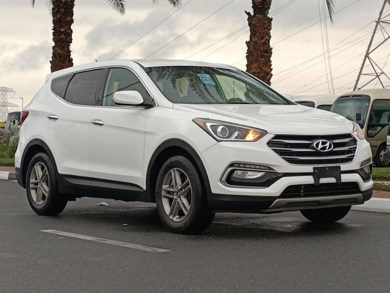 هيونداي سانتا في Sports, 2.4L Petrol, Diamond Leather Seats / RTA Pass  (LOT # 77385)