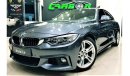 بي أم دبليو 420 SPECIAL OFFER BMW 420I WITH M/// KIT 2017 MODEL GCC CAR IN BEAUTIFUL SHAPE STILL UNDER WARRANTY