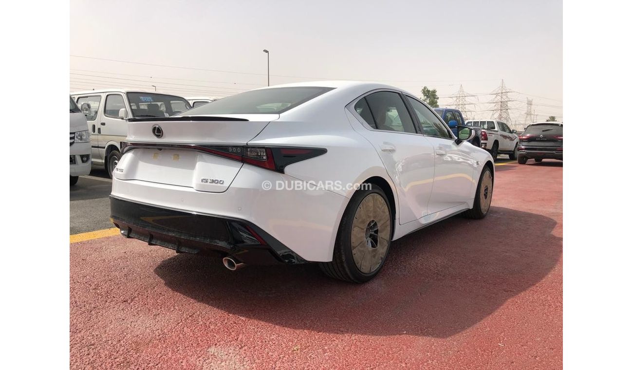 Lexus IS300 LEXUS IS 300 FSPORT, 2.0L, FULL OPTION, WHITE EXTERIOR WITH RED LEATHER INTERIOR, SUNROOF, FOR EXPOR