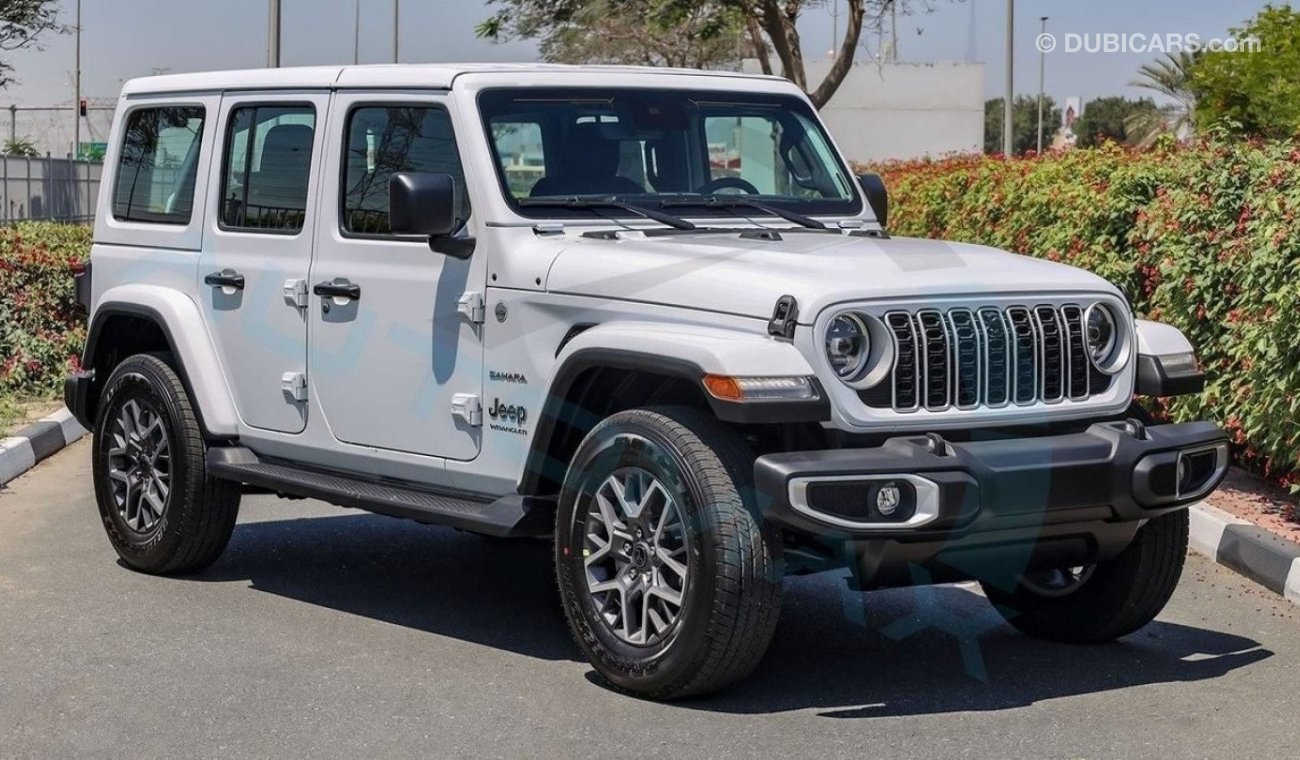 جيب رانجلر Unlimited Sahara I4 2.0L Turbo , 2024 GCC , 0Km , With 5Yrs Warranty & 3Yrs Service @Official Dealer