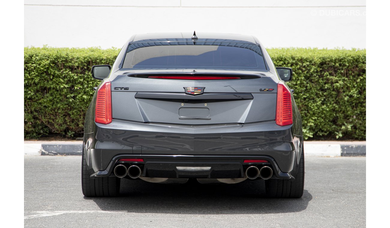 كاديلاك CTS V - 2016 - GCC - ASSIST AND FACILITY IN DOWN PAYMENT - 3320 AED/MONTHLY