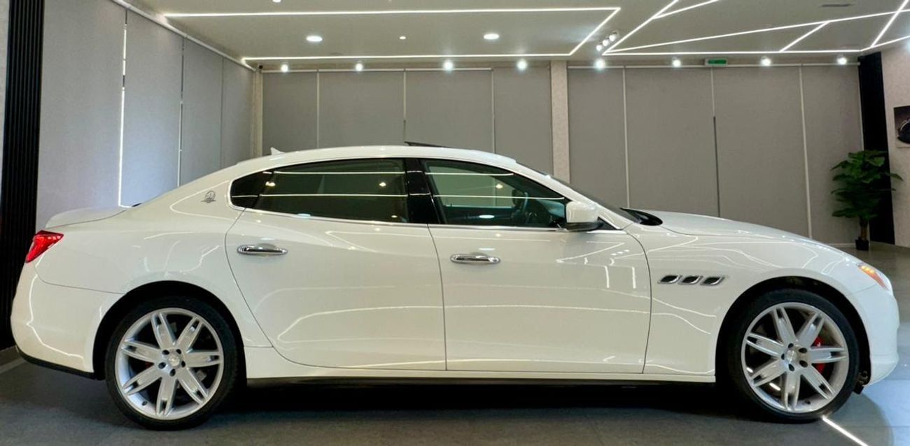 مازيراتي كواتروبورتي S Q4 3.0L (530 HP) SPECIAL MASERATI QUATTROPORTE S V6 ENGINE || GCC SPECS || ACCIDENT FREE || TOP OF