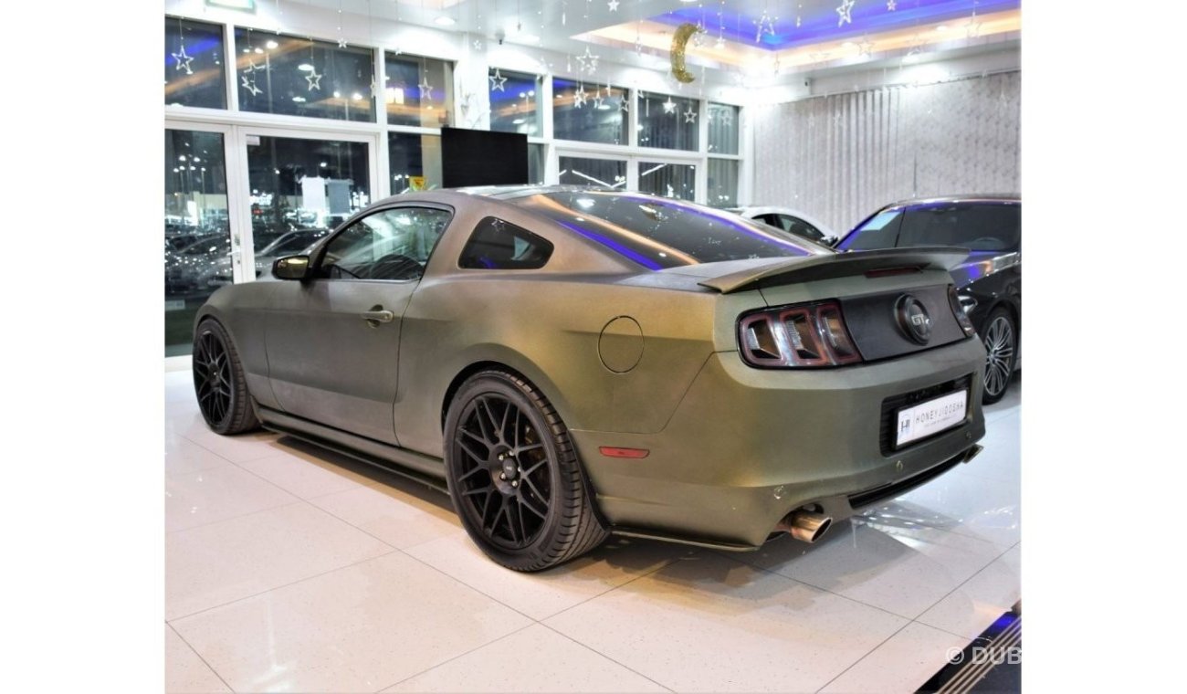 Ford Mustang EXCELLENT DEAL for our Ford Mustang 5.0 GT 2013 Model!! in Crinkled Green Color! GCC Specs