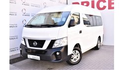 Nissan Urvan AED 1566 PM | 0% DP | 2.5L NV-350 13 STR GCC