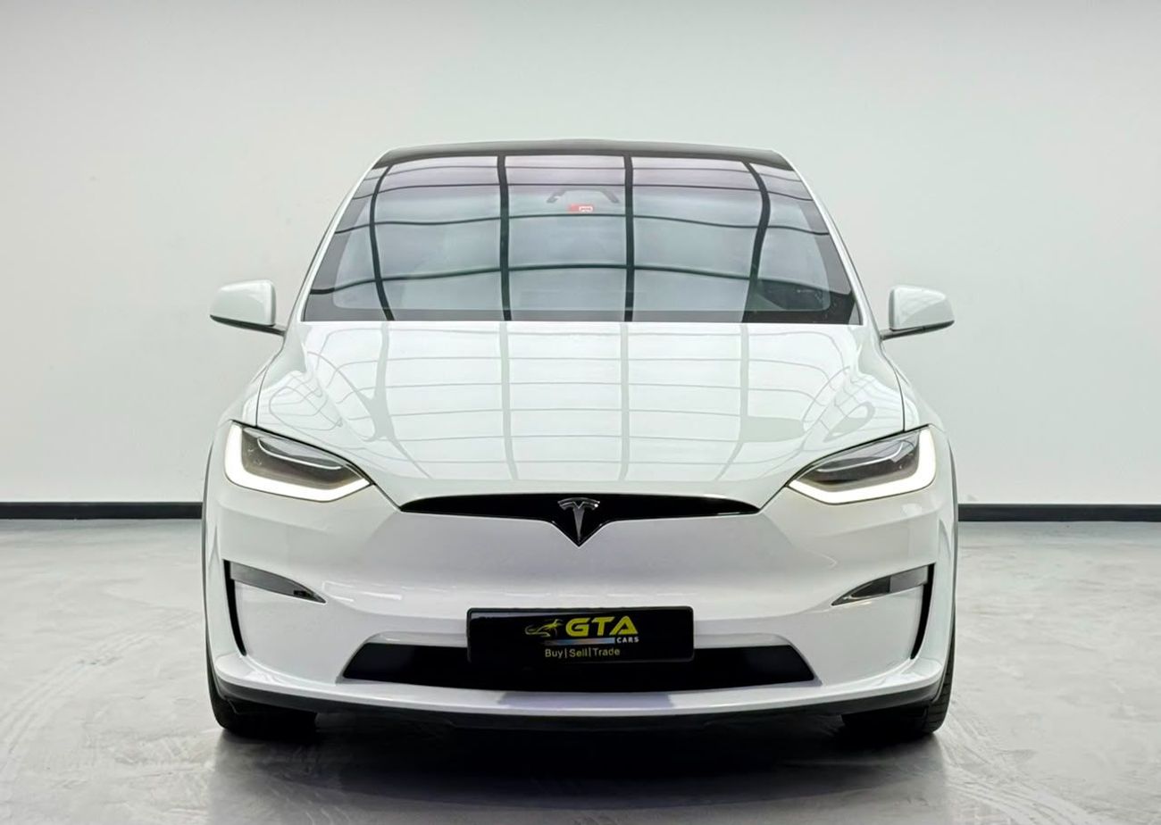Tesla Model X LONG RANGE 2023 Tesla Model X Long Range, Tesla Warranty+Full Service History, GCC Specs