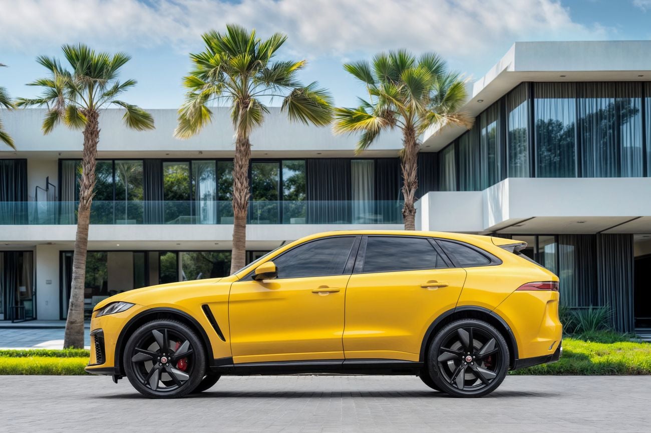 جاكوار F بيس SVR F-Pace SVR | 4,407 P.M | 0% Downpayment | Jaguar Warranty + S/Contract!