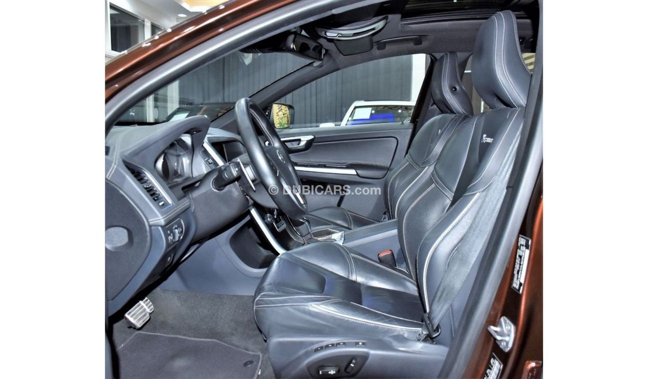 فولفو XC 60 EXCELLENT DEAL for our Volvo XC60 T5 R-Design ( 2014 Model ) in Brown Color GCC Specs