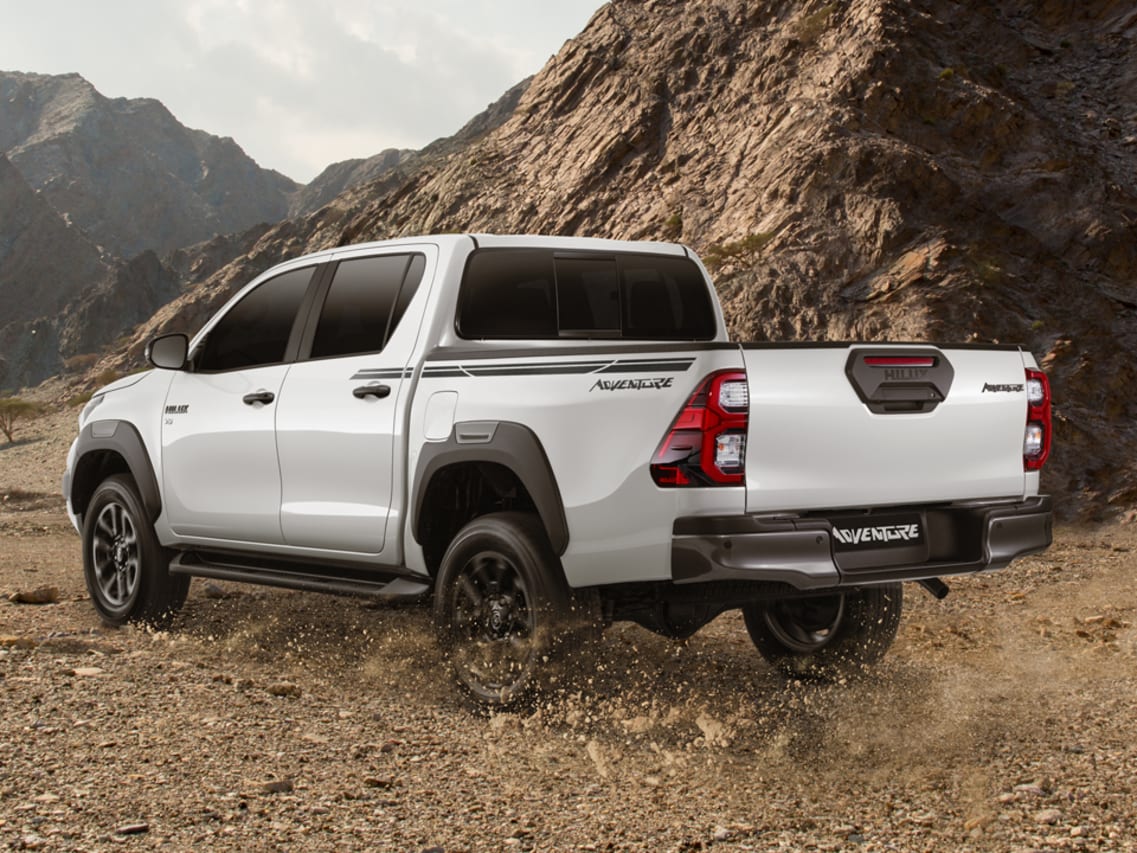 Toyota Hilux exterior - Rear Right Angled